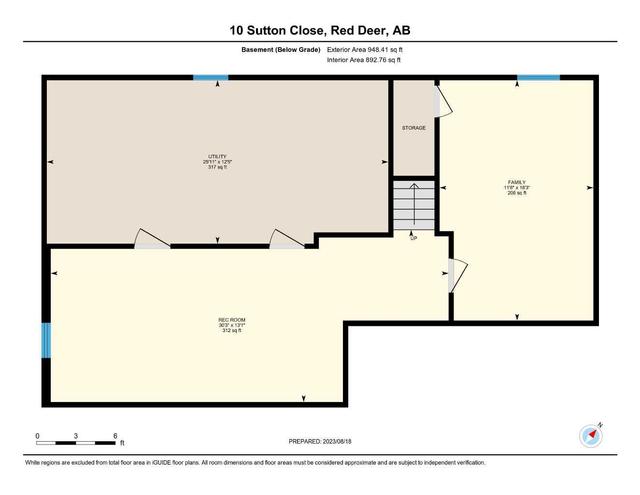 10 Sutton Close, House detached with 3 bedrooms, 1 bathrooms and 2 parking in Red Deer AB | Image 47