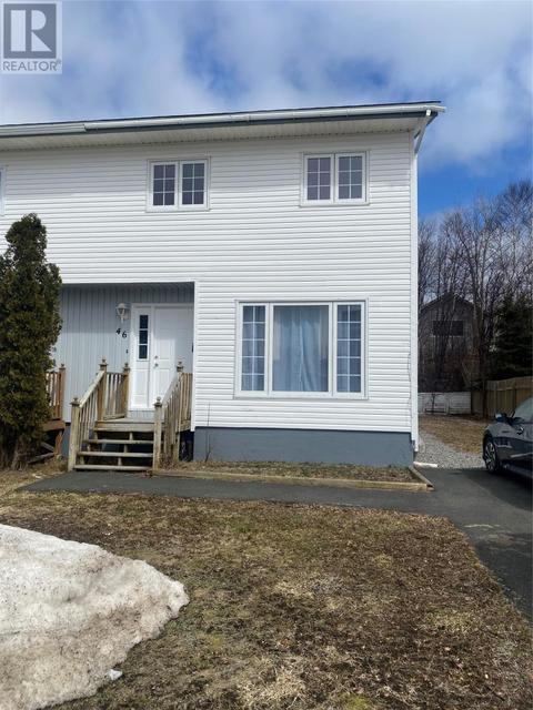 46 Curtiss Ave Street, House semidetached with 4 bedrooms, 1 bathrooms and null parking in Gander NL | Card Image