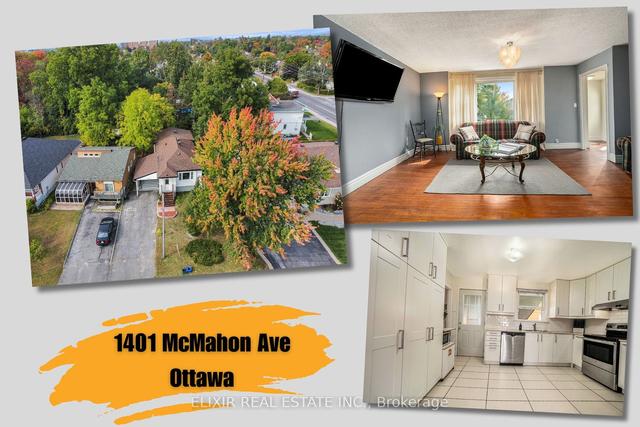 1401 Mcmahon Ave, House detached with 3 bedrooms, 3 bathrooms and 4 parking in Ottawa ON | Image 1