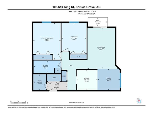 103 - 620 King St, Condo with 2 bedrooms, 1 bathrooms and null parking in Spruce Grove AB | Image 18