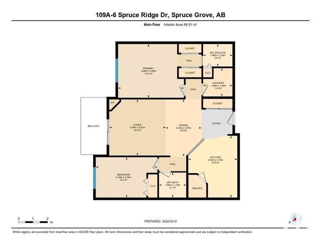 109a - 6 Spruce Ridge Dr, Condo with 2 bedrooms, 2 bathrooms and null parking in Spruce Grove AB | Image 6