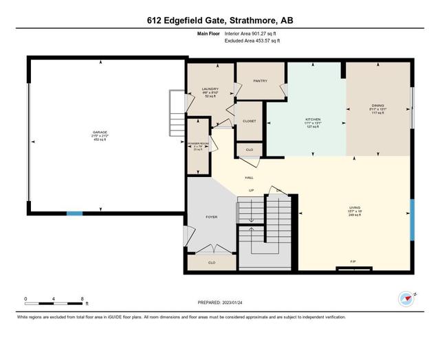 612 Edgefield Gate, Home with 4 bedrooms, 3 bathrooms and 4 parking in Wheatland County AB | Image 38