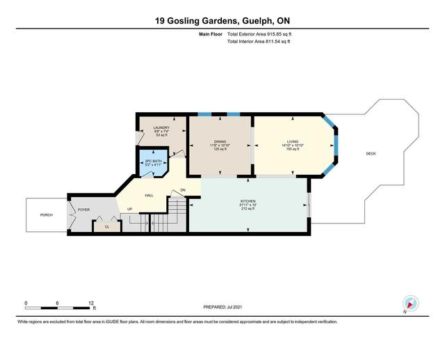 19 Gosling Gdns, House detached with 4 bedrooms, 3 bathrooms and 3 parking in Guelph ON | Image 18