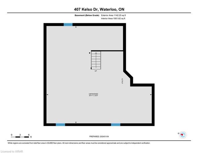 407 Kelso Drive, House detached with 3 bedrooms, 2 bathrooms and 4 parking in Waterloo ON | Image 35