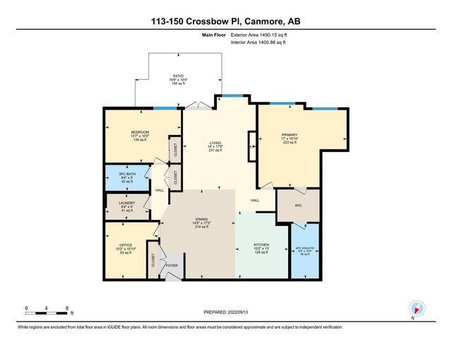 113 - 150 Crossbow Place, Condo with 2 bedrooms, 2 bathrooms and 2 parking in Canmore AB | Image 32