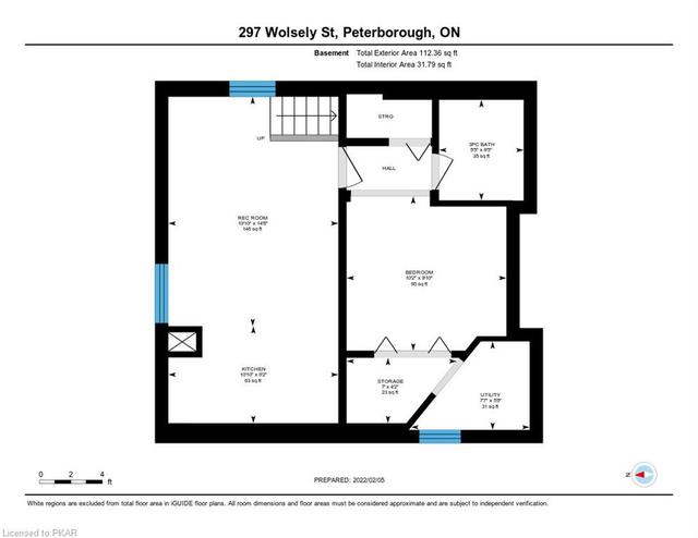 297 Wolsley Street, House detached with 3 bedrooms, 2 bathrooms and 3 parking in Peterborough ON | Image 49