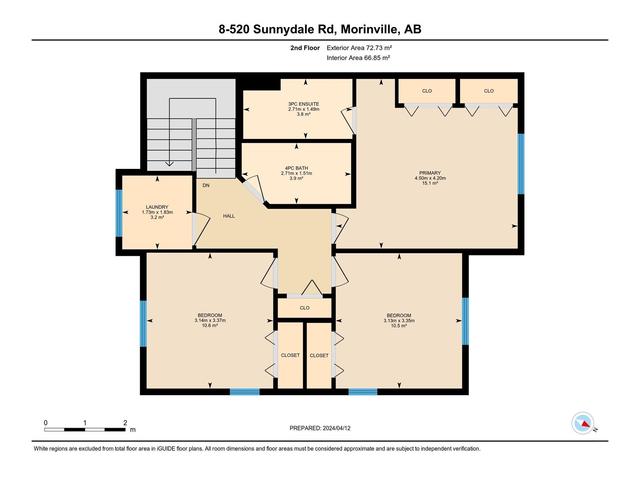 8 - 520 Sunnydale Rd, House semidetached with 3 bedrooms, 2 bathrooms and 4 parking in Morinville AB | Image 54