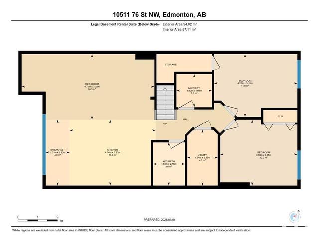 10511 76 St Nw, House detached with 5 bedrooms, 3 bathrooms and null parking in Edmonton AB | Image 41