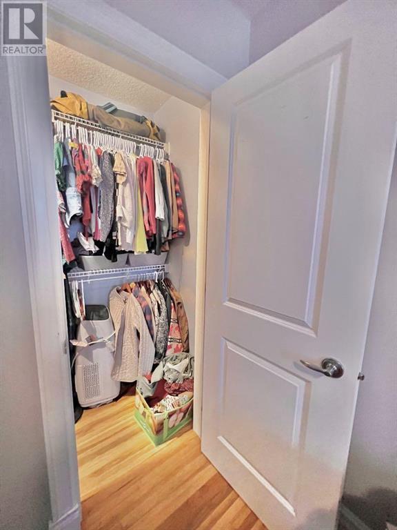 Large walk-in closet! Goes Far back behind the wall with tons of usable storage & shelving! So rare in a 1 bedroom bedroom | Image 19