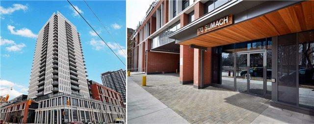 1009 - 170 Sumach St, Condo with 2 bedrooms, 2 bathrooms and 1 parking in Toronto ON | Image 1