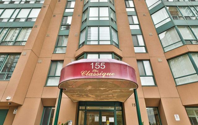 1014 - 155 Hillcrest Ave, Condo with 2 bedrooms, 1 bathrooms and 1 parking in Mississauga ON | Image 10