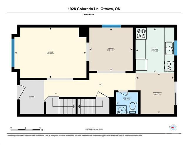 1928 Colorado Lane, Townhouse with 3 bedrooms, 2 bathrooms and 1 parking in Ottawa ON | Image 28