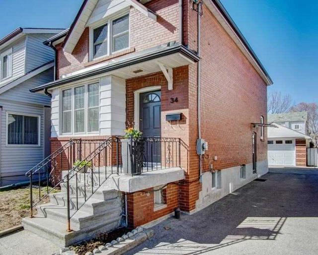 34 Craydon Ave, House detached with 3 bedrooms, 2 bathrooms and 2 parking in Toronto ON | Image 1