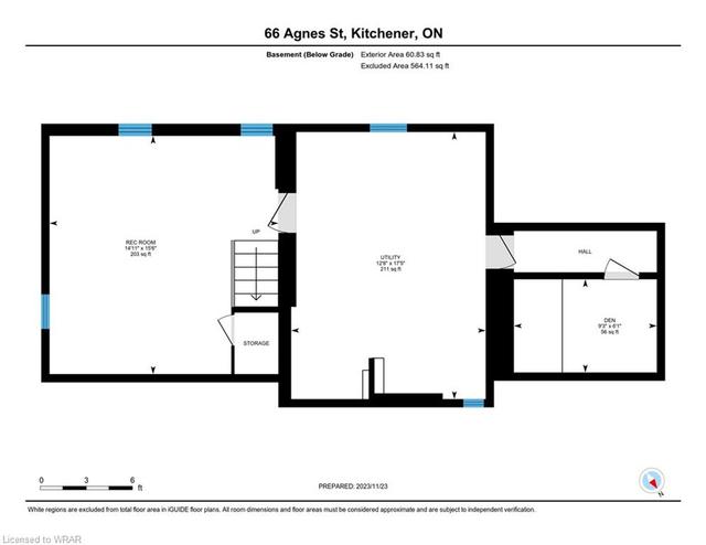 66 Agnes Street, House semidetached with 4 bedrooms, 2 bathrooms and 4 parking in Kitchener ON | Image 33