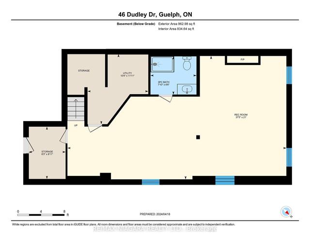 46 Dudley Dr, House detached with 4 bedrooms, 4 bathrooms and 5 parking in Guelph ON | Image 33