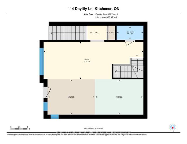 114 Daylily Lane, Townhouse with 3 bedrooms, 2 bathrooms and 2 parking in Kitchener ON | Image 30
