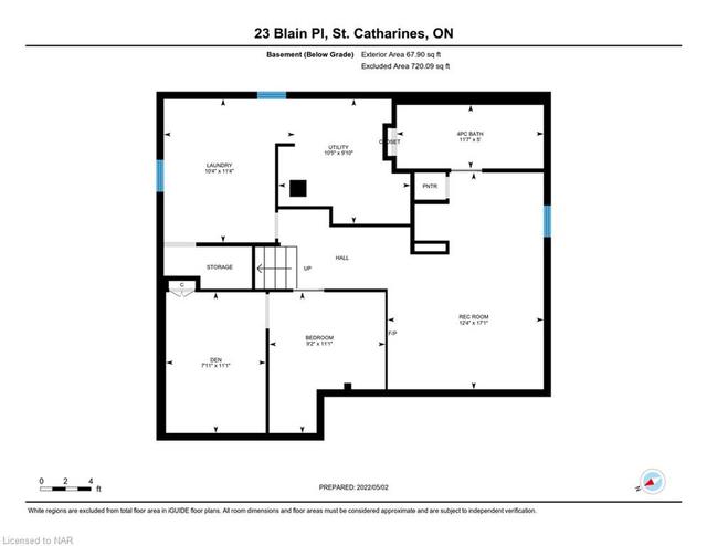 23 Blain Place, House detached with 3 bedrooms, 2 bathrooms and 7 parking in St. Catharines ON | Image 39
