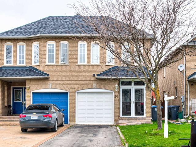 20 Herkes Dr, House semidetached with 3 bedrooms, 4 bathrooms and 3 parking in Brampton ON | Image 1