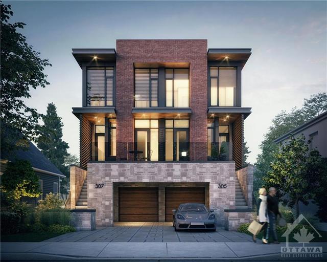 307 Fifth Avenue, Home with 3 bedrooms, 4 bathrooms and 3 parking in Ottawa ON | Image 1