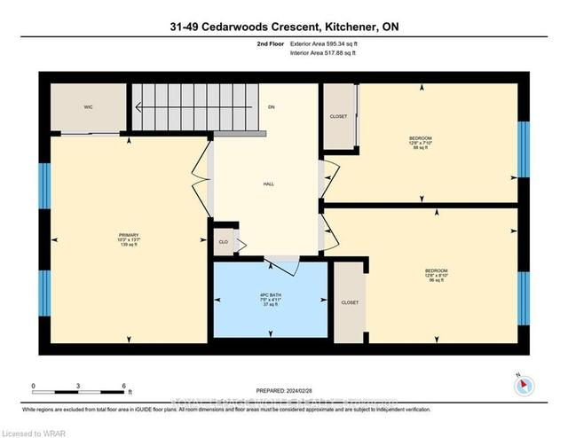 31 - 49 Cedarwoods Cres, Townhouse with 3 bedrooms, 2 bathrooms and 2 parking in Kitchener ON | Image 21