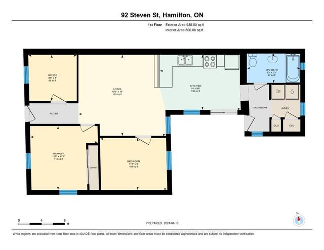 92 Steven St, House semidetached with 3 bedrooms, 1 bathrooms and 0 parking in Hamilton ON | Image 16