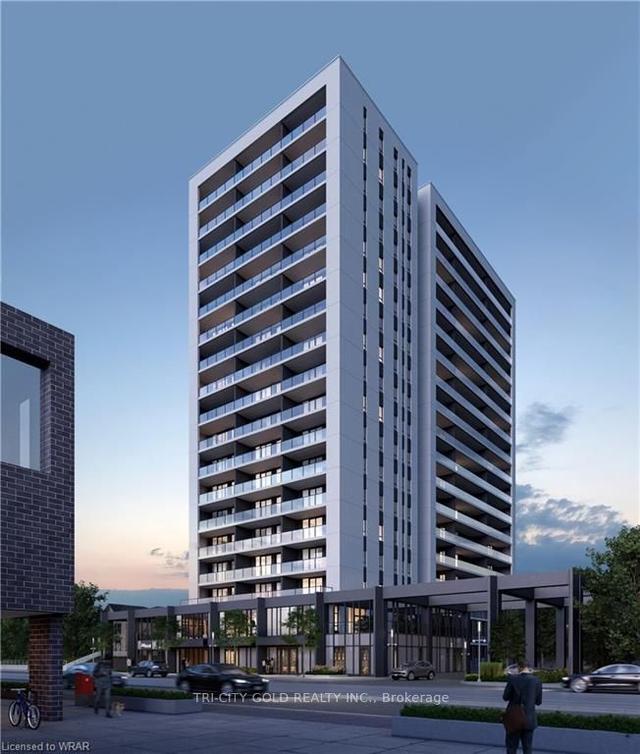 806 - 741 King St W, Condo with 1 bedrooms, 1 bathrooms and 1 parking in Kitchener ON | Image 1