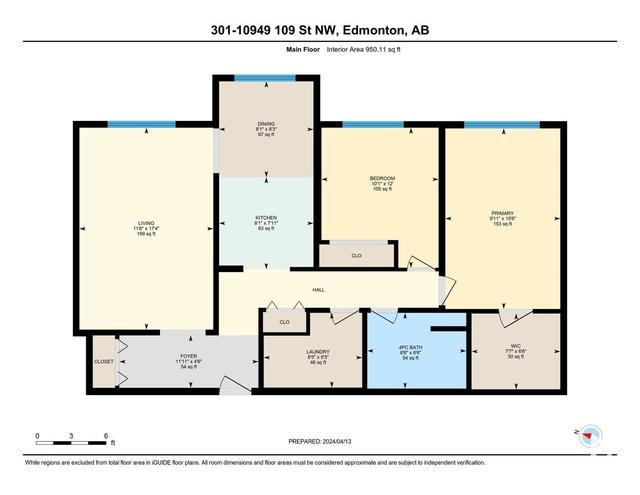 301 - 10949 109 St Nw, Condo with 2 bedrooms, 1 bathrooms and 1 parking in Edmonton AB | Image 34