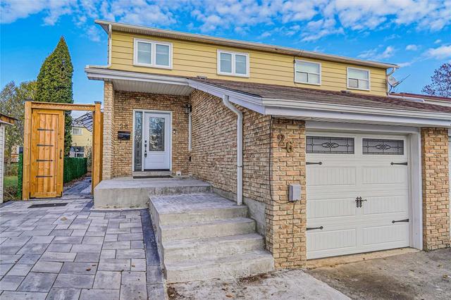 26 Burkwood Cres, House attached with 3 bedrooms, 2 bathrooms and 2 parking in Toronto ON | Image 2