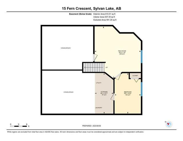 15 Fern Crescent, House detached with 4 bedrooms, 3 bathrooms and 7 parking in Sylvan Lake AB | Image 50
