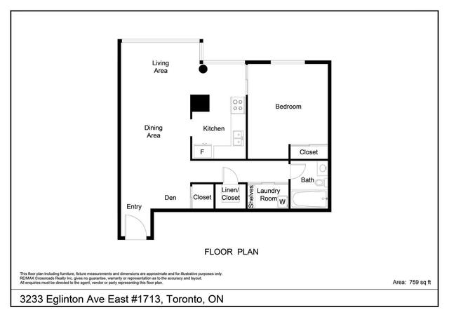 1713 - 3233 Eglinton Ave E, Condo with 1 bedrooms, 1 bathrooms and 1 parking in Toronto ON | Image 25