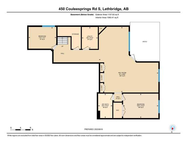 450 Couleesprings Road S, House detached with 5 bedrooms, 3 bathrooms and 4 parking in Lethbridge AB | Image 50