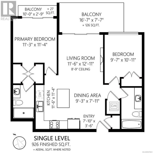 511 - 967 Whirlaway Cres, Condo with 2 bedrooms, 2 bathrooms and 1 parking in Langford BC | Image 30