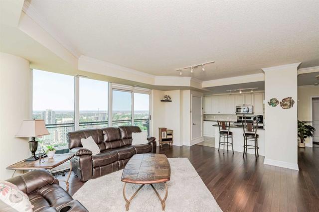 2504 - 100 John St, Condo with 2 bedrooms, 2 bathrooms and 2 parking in Brampton ON | Image 11