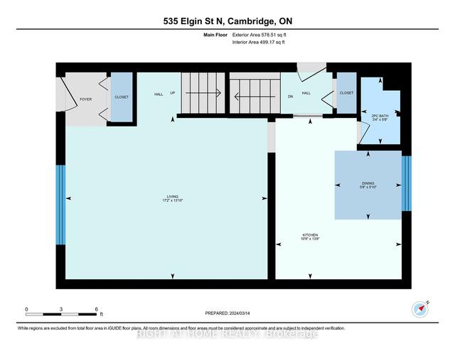 535 Elgin St N, House semidetached with 3 bedrooms, 3 bathrooms and 3 parking in Cambridge ON | Image 32