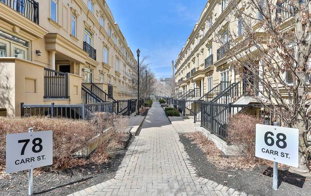 th12 - 68 Carr St, Townhouse with 2 bedrooms, 2 bathrooms and 1 parking in Toronto ON | Image 1