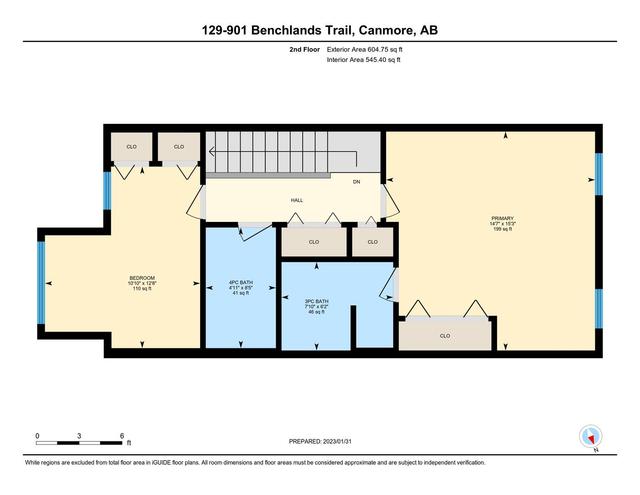 129 - 901 Benchlands Trail, Home with 3 bedrooms, 3 bathrooms and 2 parking in Kananaskis AB | Image 45