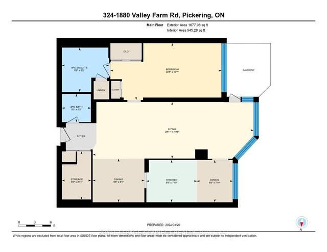 324 - 1880 Valley Farm Rd, Condo with 1 bedrooms, 2 bathrooms and 1 parking in Pickering ON | Image 33