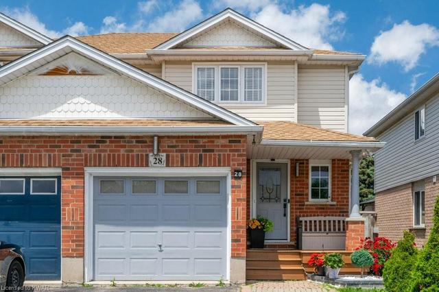 28 Watercress Court, House semidetached with 3 bedrooms, 2 bathrooms and 4 parking in Kitchener ON | Image 1
