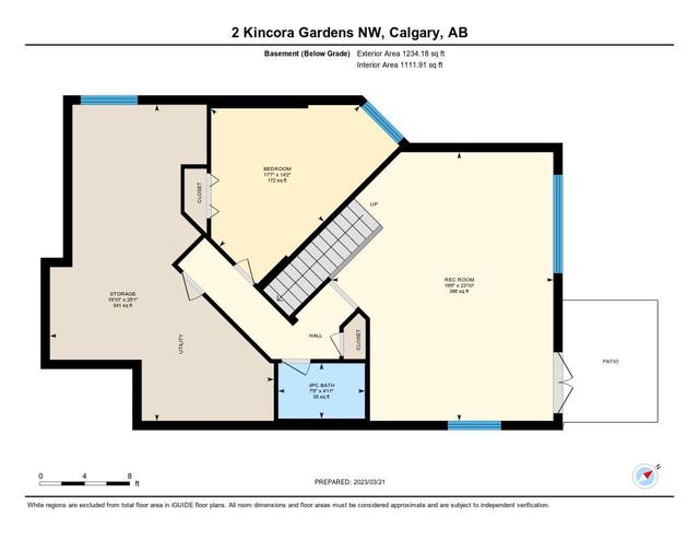 2 Kincora Gardens Nw, House detached with 2 bedrooms, 2 bathrooms and 4 parking in Calgary AB | Image 43