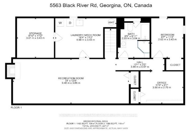 5563 Black River Rd, House detached with 3 bedrooms, 2 bathrooms and 8 parking in Georgina ON | Image 31
