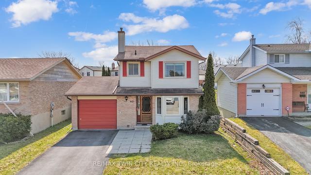 447 Ashby Crt, House detached with 3 bedrooms, 2 bathrooms and 3 parking in Waterloo ON | Image 1
