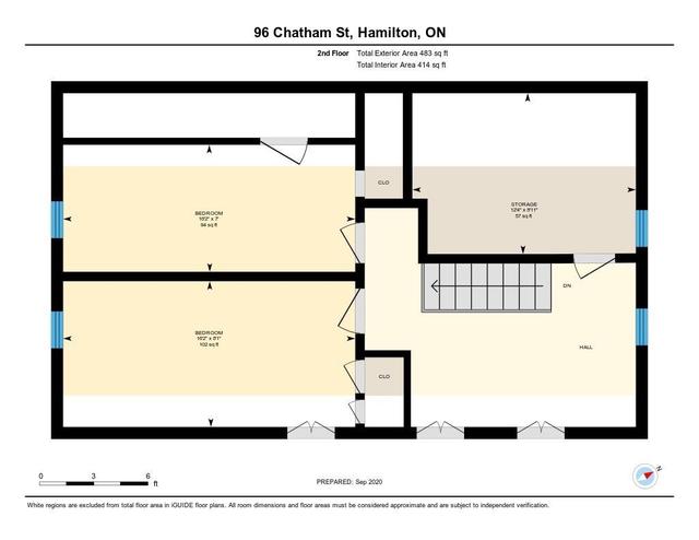 96 Chatham St, House detached with 3 bedrooms, 1 bathrooms and 2 parking in Hamilton ON | Image 29