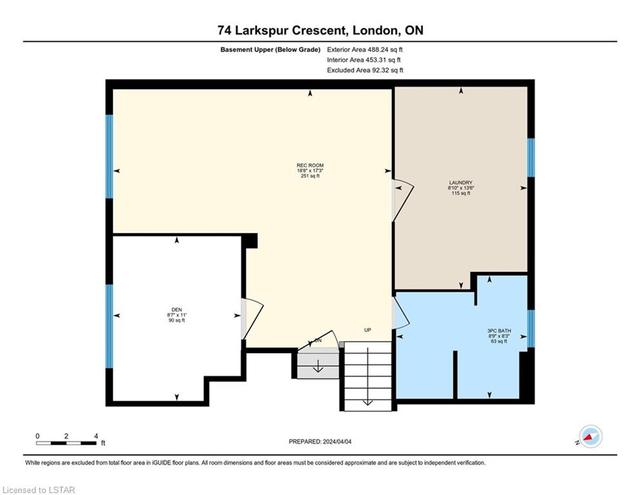 74 Larkspur Crescent, House detached with 5 bedrooms, 2 bathrooms and 7 parking in London ON | Image 46