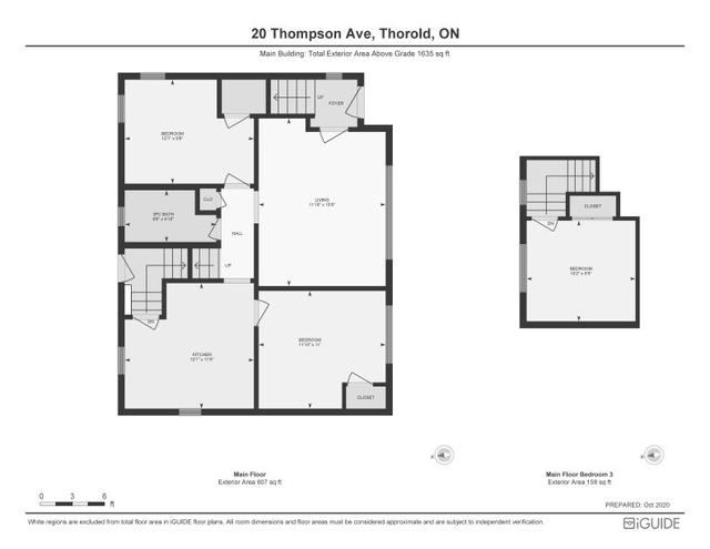 main - 20 Thompson Ave, House detached with 3 bedrooms, 1 bathrooms and 1 parking in Thorold ON | Image 9