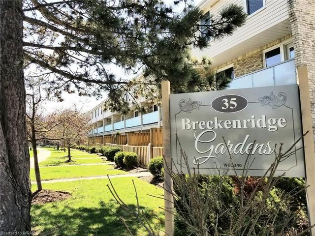 72 - 35 Breckenridge Drive, House attached with 2 bedrooms, 1 bathrooms and 2 parking in Kitchener ON | Image 1