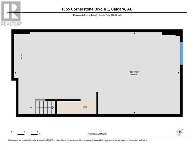 1855 Cornerstone Boulevard Ne, House semidetached with 3 bedrooms, 2 bathrooms and 2 parking in Calgary AB | Image 18