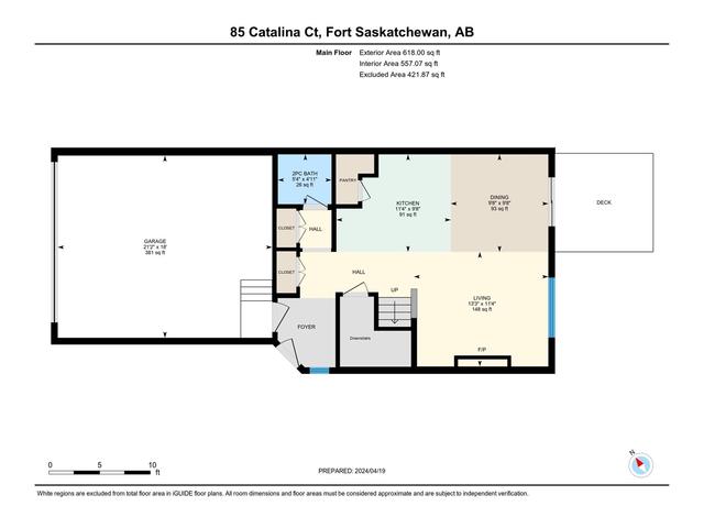 85 Catalina Co, House semidetached with 3 bedrooms, 2 bathrooms and null parking in Fort Saskatchewan AB | Image 49