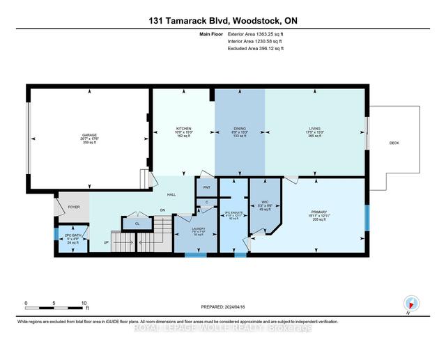 131 Tamarack Blvd, House attached with 2 bedrooms, 4 bathrooms and 5 parking in Woodstock ON | Image 32