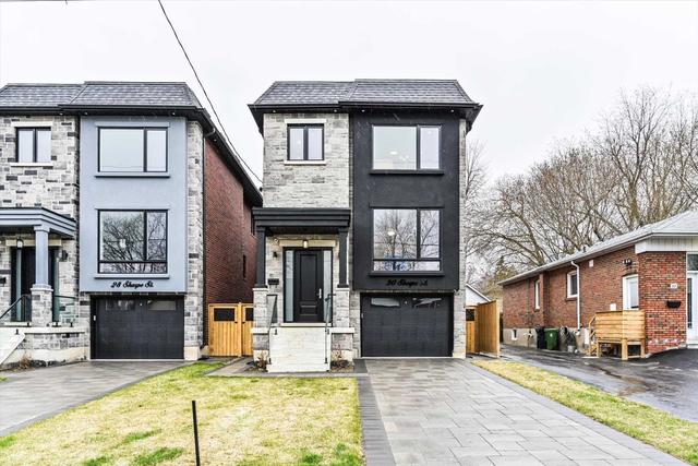 30 Sharpe St, House detached with 4 bedrooms, 4 bathrooms and 3 parking in Toronto ON | Card Image