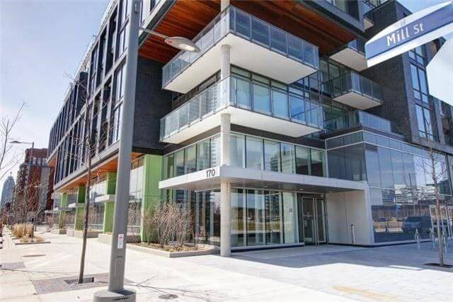 s704 - 170 Mill St E, Condo with 1 bedrooms, 1 bathrooms and 0 parking in Toronto ON | Image 1
